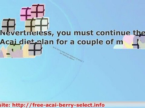 Acai Berry and weight loss New fat Burning Pill