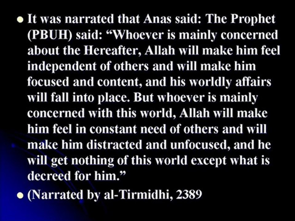 Islamic Cure for grieve ,worry & Fear