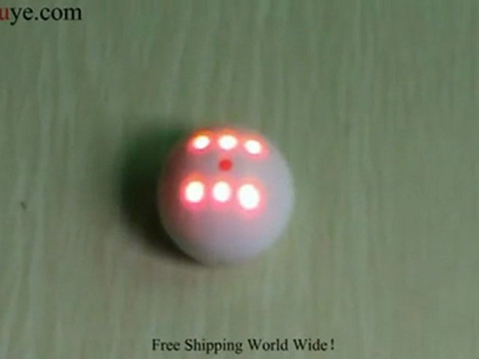 LED Flashlight Spaceship Shock Sensor Ball with Sound