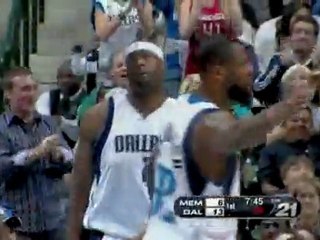 Erick Dampier keeps with the play and rejects the layup atte