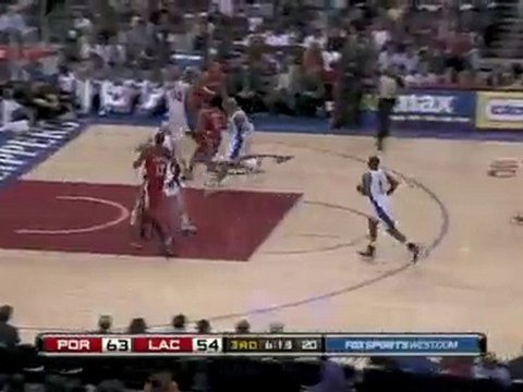 The block on the defensive end leads to a fast break layup o