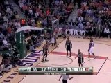 Steve Nash connects with Grant Hill for the three-point play