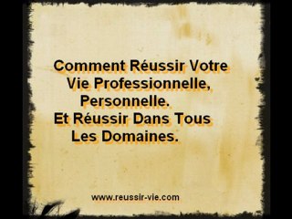 La confiance en soi pour réussir sa vie.