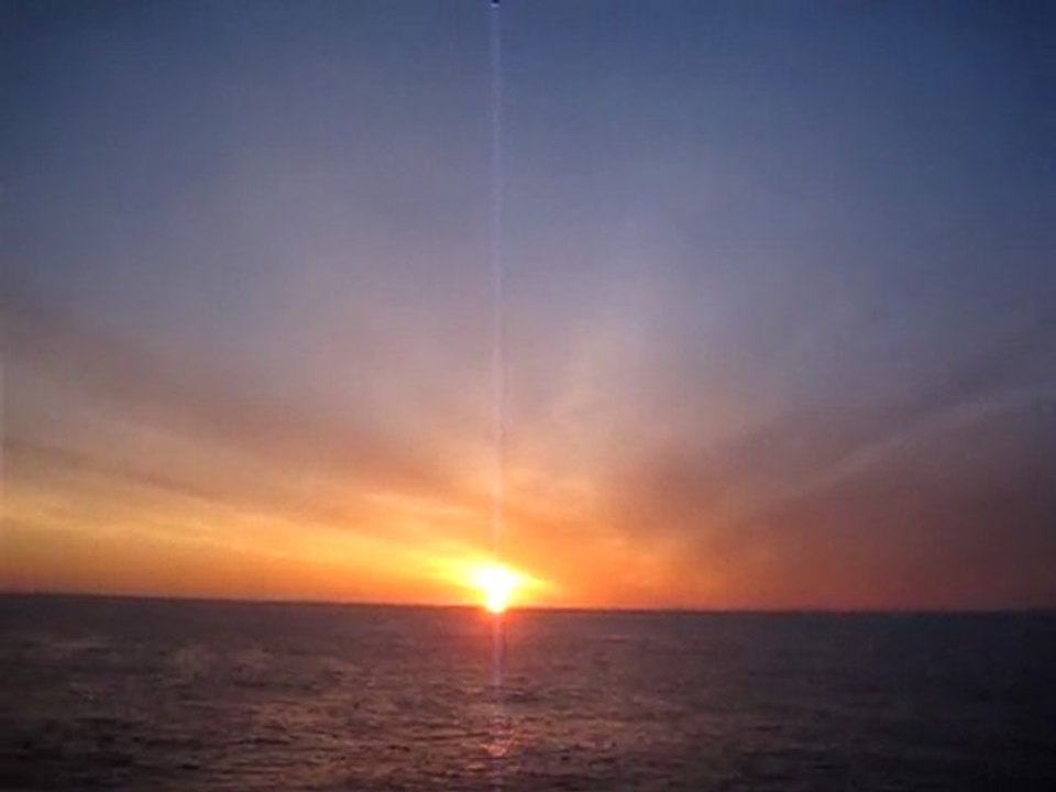 éventail de soleil levant