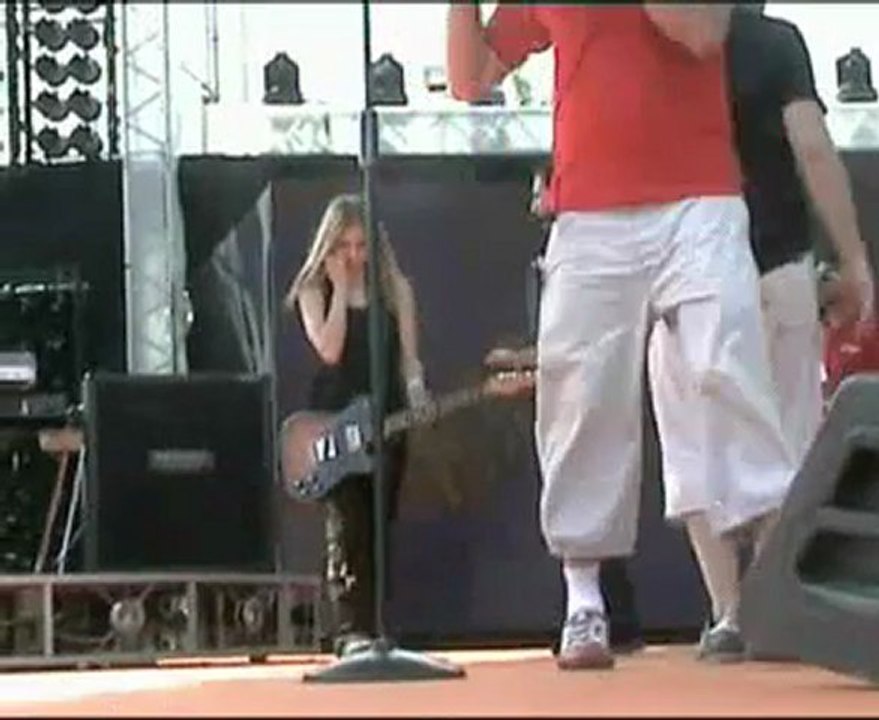 Avril Lavigne Rehearl - FestivalBar Lignano 10.07.2004