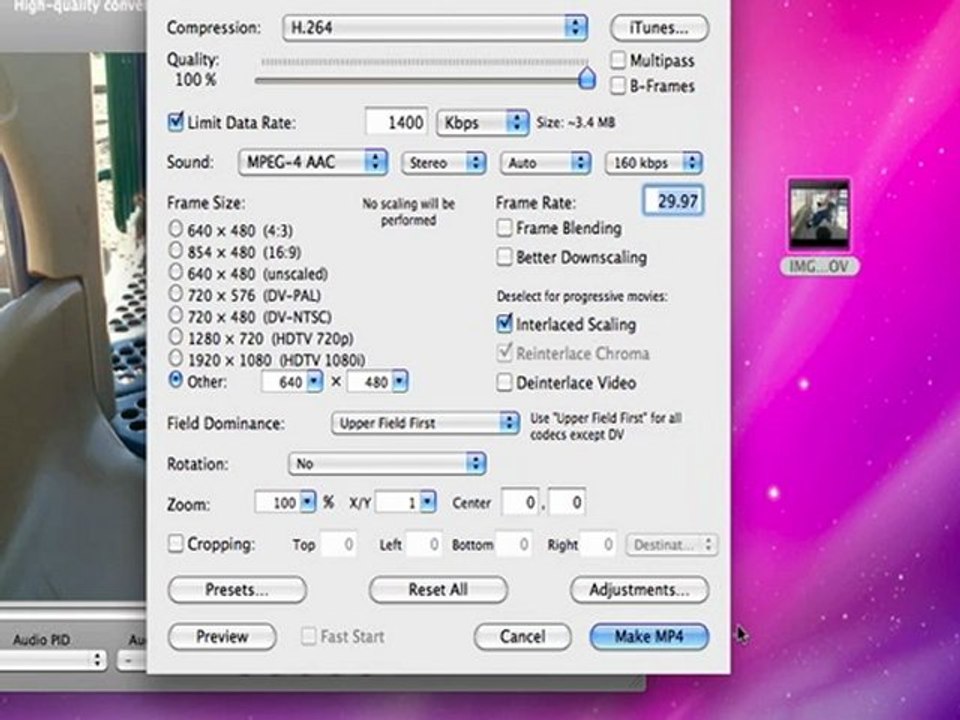 How to compress video for the Web: Tutorial