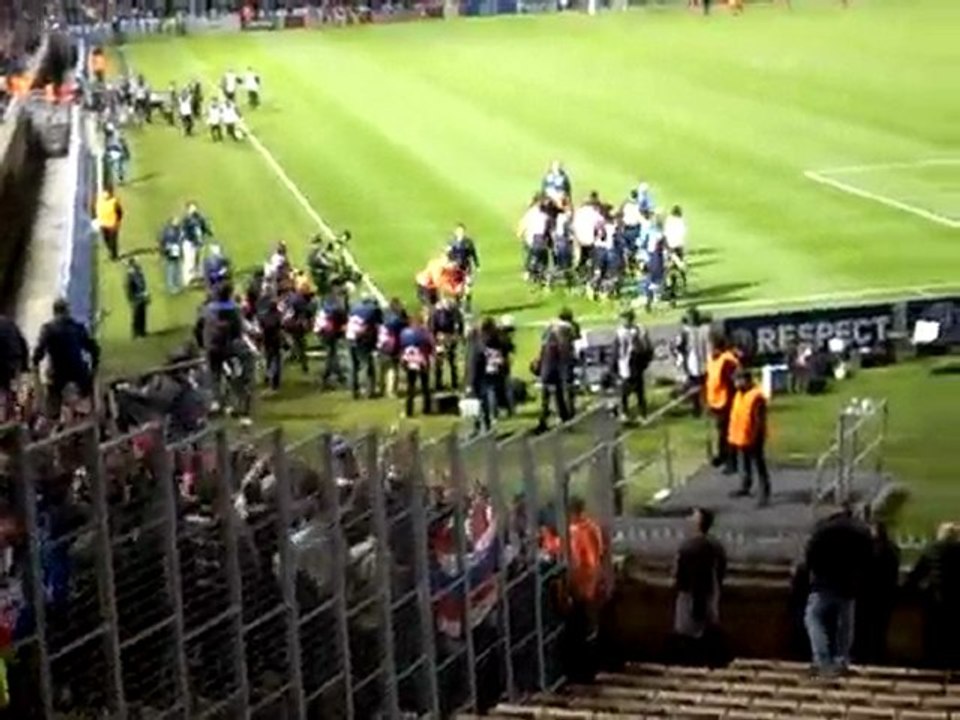 Fin du match à Chaban Delmas