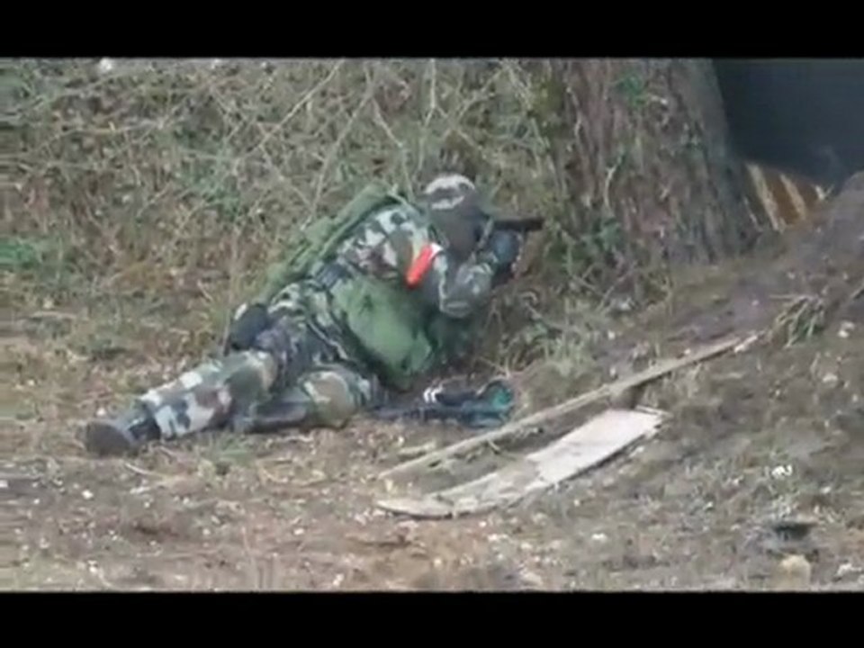 partie d'Airsoft à la SAF le 3&4 avril 2010