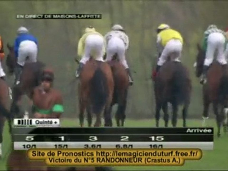 vidéo Quinté a Maisons-Laffitte PRIX DE NEWMARKET