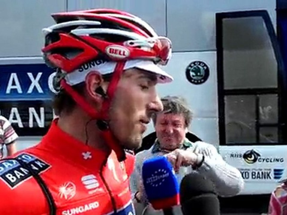 Interview Eurosport Fabian Cancella Paris Roubaix 2010