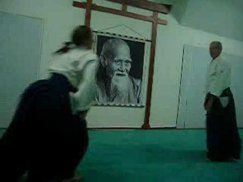 Katate dori - Irimi nage omote 2ème forme