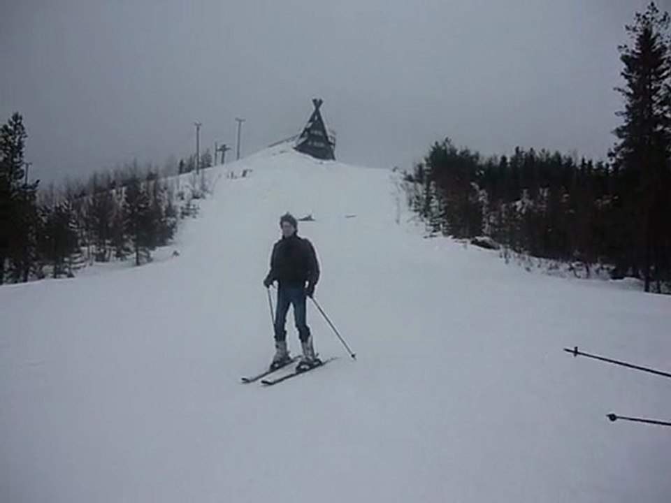 Chute Seb et Fab Ski Rovaniemi