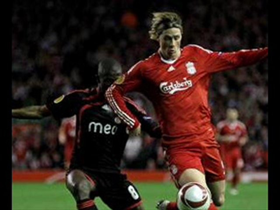 Liverpool 4-1 Benefica Lucas first score, Torres double