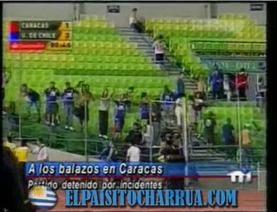 BALAZOS EN LA CANCHA