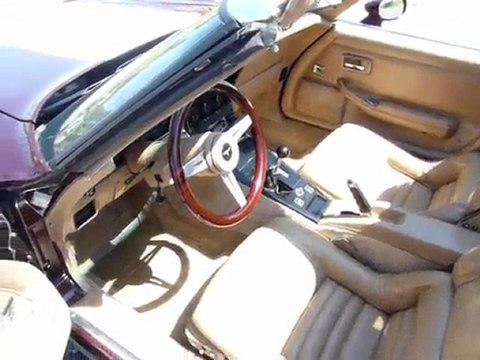 1981 Dark Claret Corvette 4spd Tan Int