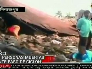 Ciclón en India, al menos 31 muertos