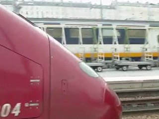 PNO 21 2 : Départ Thalys pour le garage