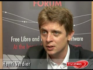 Henri Verdier lors de l'Open World Forum 2008