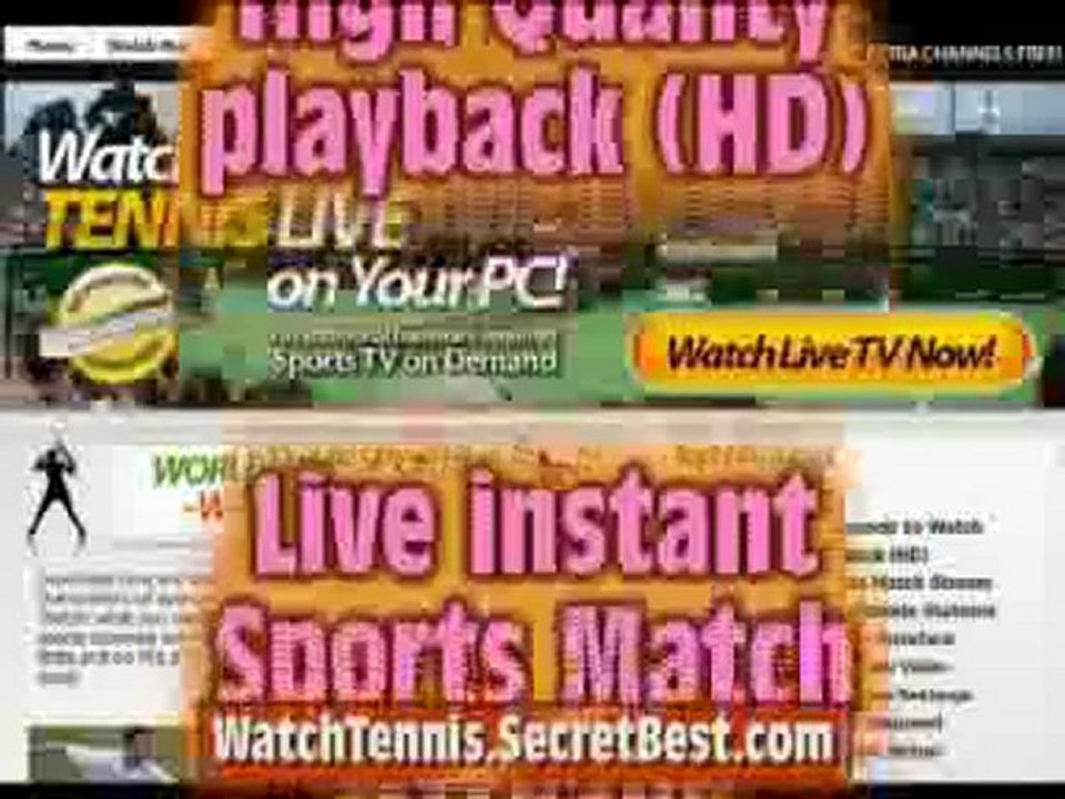 Watch Live Tennis Online, Tennis Live Streaming Feeds