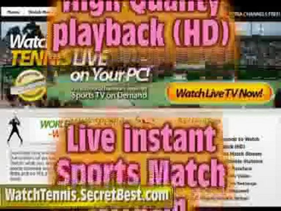 Live Tennis | Watch Live Tennis Free | Tennis Matches ...