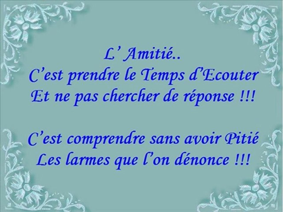 L'AMITIE