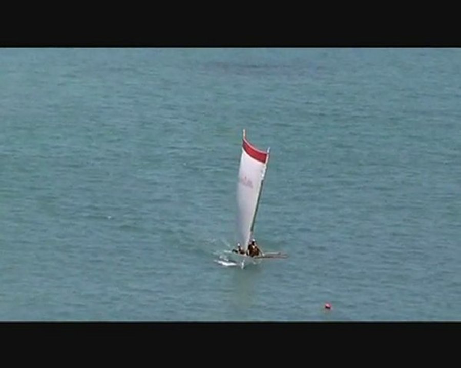 Entrainement tour des yoles en Martinique