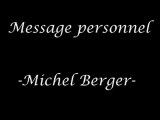 Message Personnel (Michel Berger) Cover