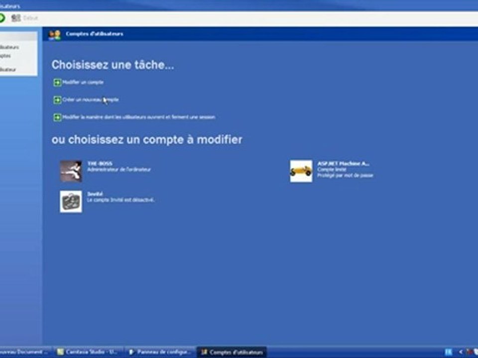 compte utilisateur windows http://topcour.com informatique