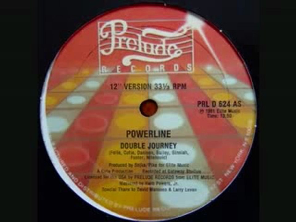 80's disco/boogie/funk music - Powerline - Double Journey