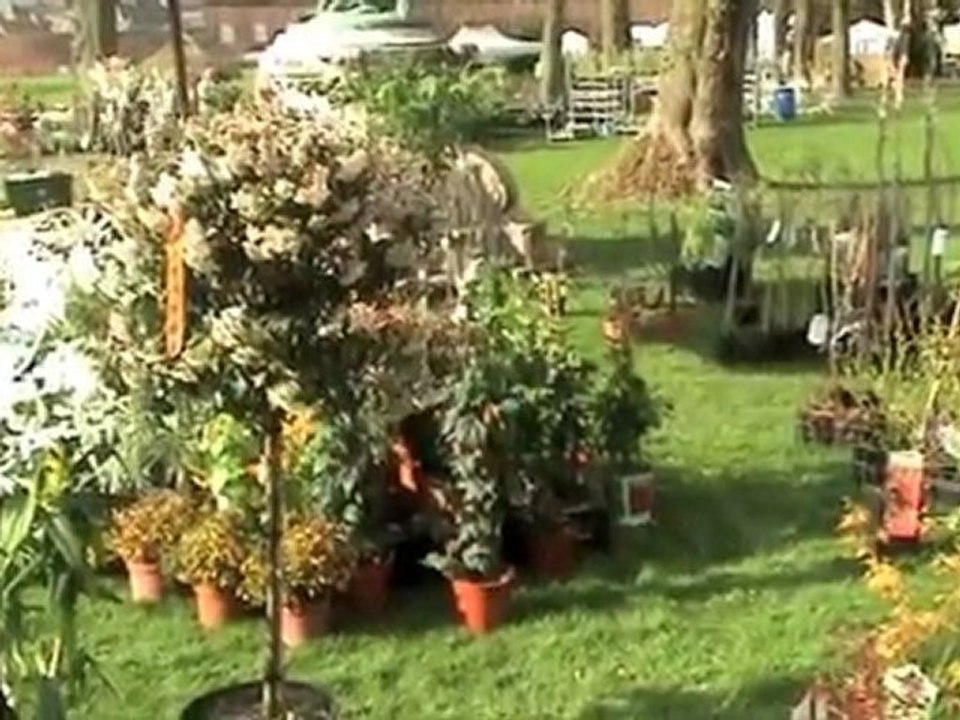 En direct de la Foire de jardin d'Enghien, avril 2010