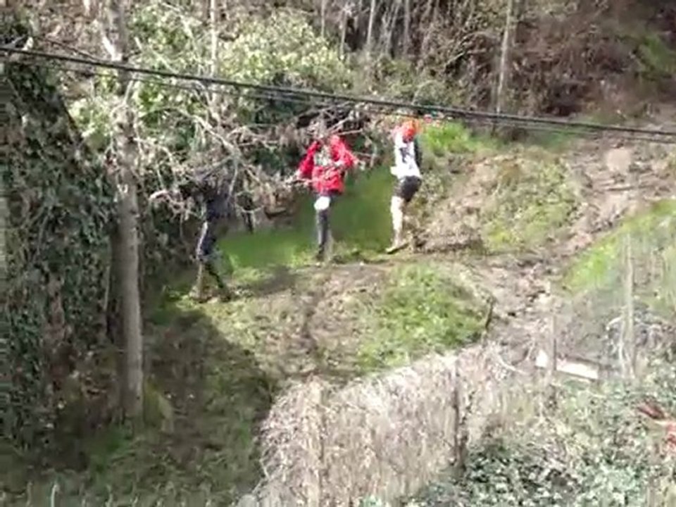 arrivée trail des citadelles 2010