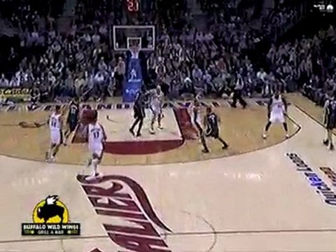 Josh McRoberts catches the pass and finishes with an amazing