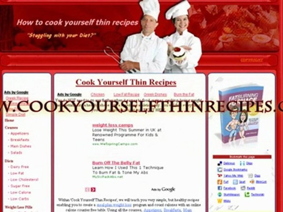 How to cook yourself thin recipes
