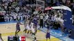 Russell Westbrook misses the initial shot but Kevin Durant g