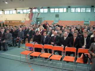 Leszek Korzeniowski podczas regionalnego zjazdu PO