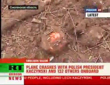 Video of crash that killed Polish president Lech Kaczynski