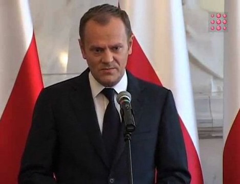 Lech Kaczyński nie żyje [*]: Przemówienie Tuska