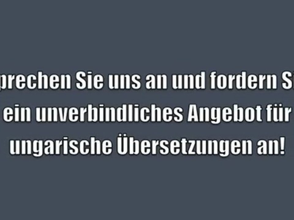 ungarisch Übersetzer, ungarische Übersetzung