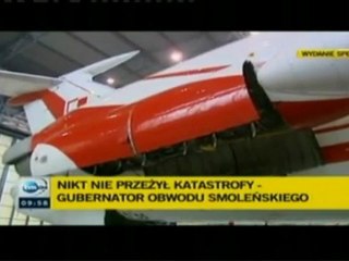 Rozbił się samolot z Lechem Kaczyńskim