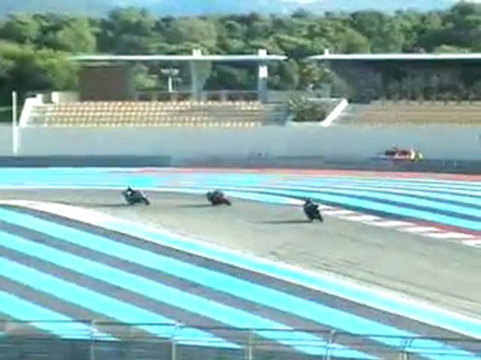 Castellet une session en R6 filmée du bord de piste