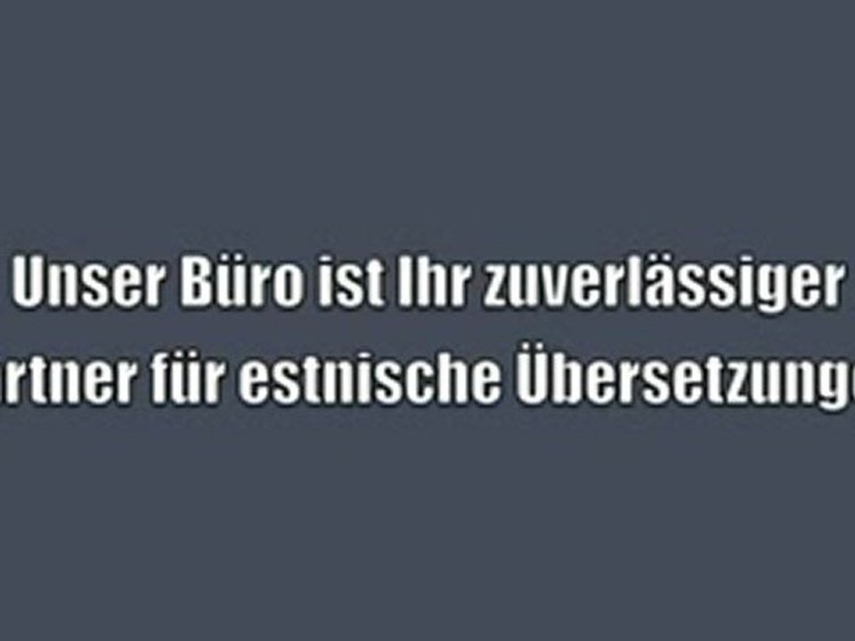 estnisch Übersetzer, estnische Übersetzung