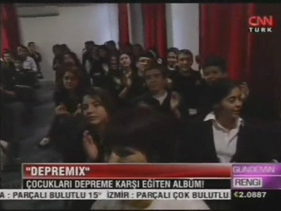 CNN HABER ... ÇOCUKLARA MÜZİKLE DEPREM EĞİTİMİ