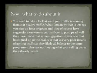 traffic whats wrong with it