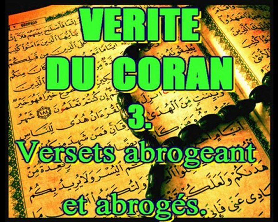 Coran, versets abrogés.