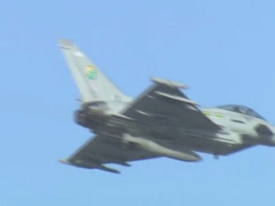 Présentation de l'Eurofighter à Dubai