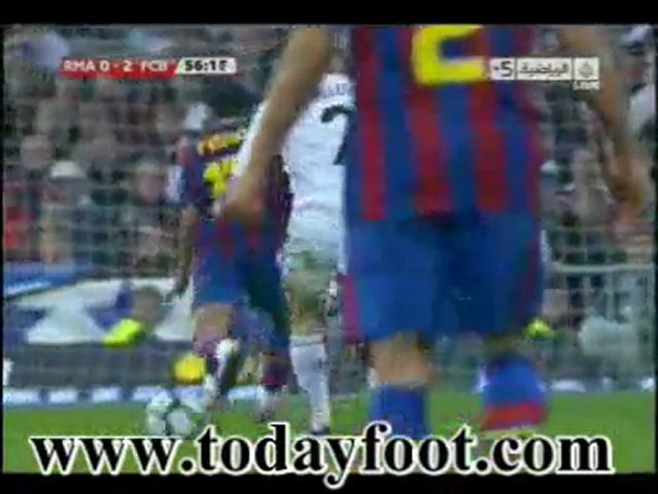 REAL MADRID 0-2 FC BARCELONE PEDRO