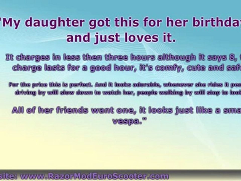 Razor Pocket Mod Euro Electric Scooter