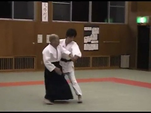 Aikido Kata tori Men Uchi, Juji Nage 肩取り面打、十字投