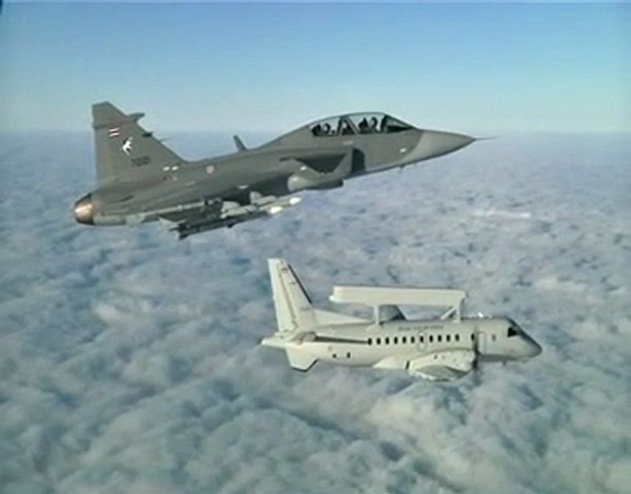 Saab 340 AEW et Gripen pour la Thailande