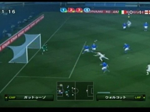 ウイイレ2010オンライン対戦　イタリアｖｓイングランド